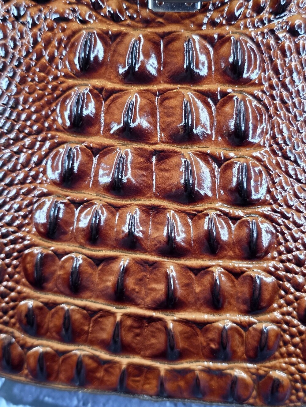 BRAHMIN Marley Small Leather Crossbody - Pecan Melbourne - Picture 4 of 9